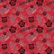 Sykel Enterprises-Arkansas State University Cotton Fabric-Arkansas State Red Wolves Tone On Tone Cotton Quilting Fabric
